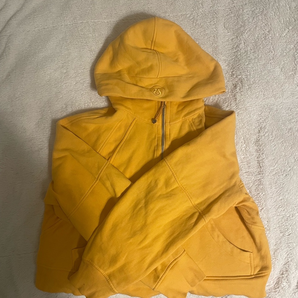 Mango Dream Lululemon Half Zip Scuba